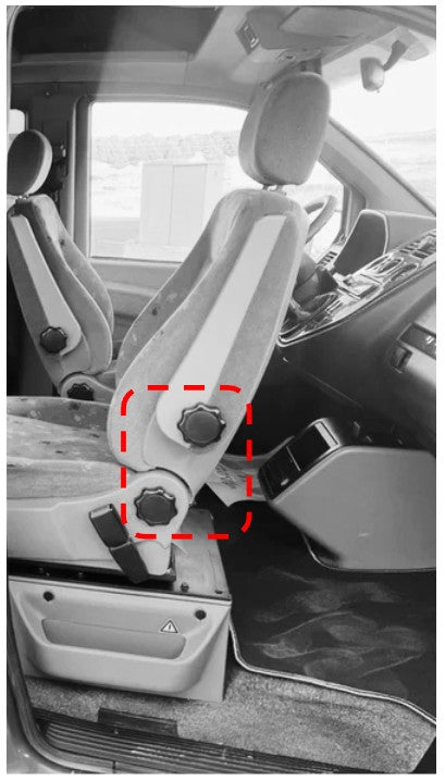 RUEDA REGLAJE ASIENTO DELANTERO